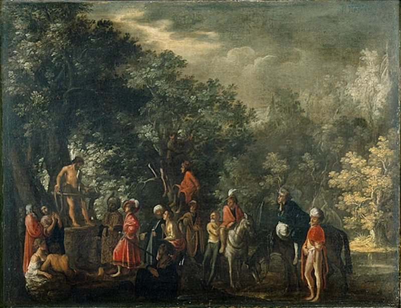 Giovanni Battista predica al popolo - Museo Hallwyl, Stoccolma